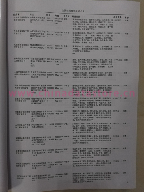 中國裝飾裝修企業(yè)黃頁可開展精準(zhǔn)營銷，電話營銷、郵件營銷、傳真營銷等等多管齊下，圓您銷售冠軍夢