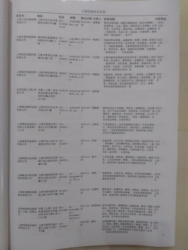 中國包裝企業(yè)黃頁可開展精準營銷，電話營銷、郵件營銷、傳真營銷等等多管齊下，圓您銷售冠軍夢